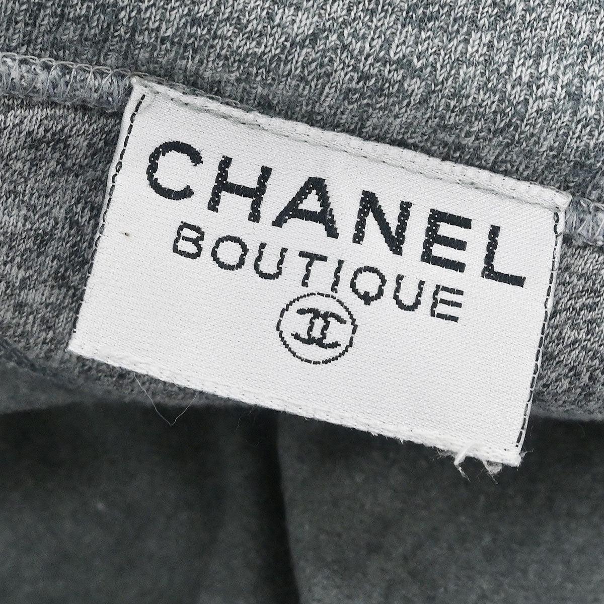 Chanel Long Sleeve Top Sweater Gray