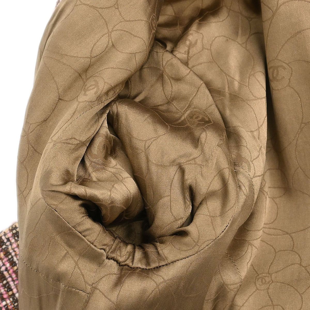 Chanel Single Breasted Jacket Brown #38