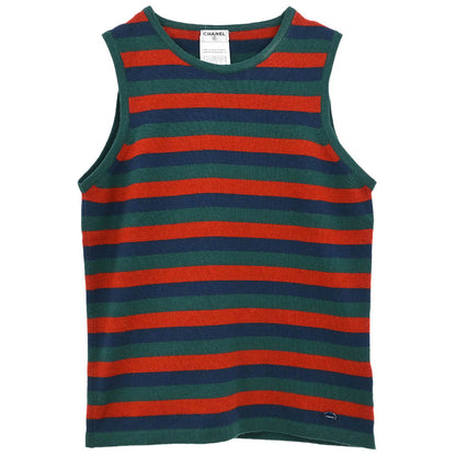 Chanel Sleeveless Tank Top Green #36