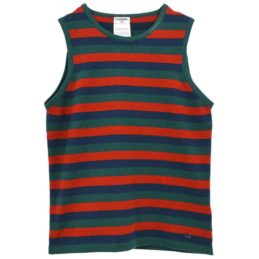 Chanel Sleeveless Tank Top Green #36