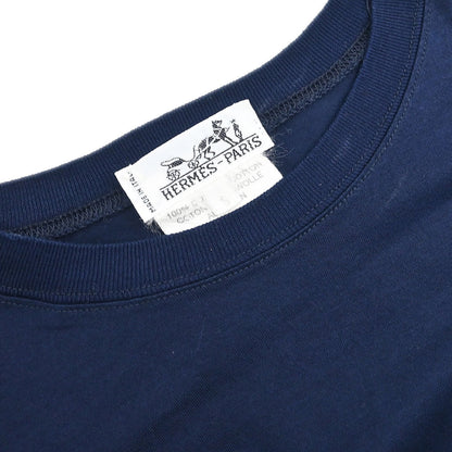 Hermes Short Sleeve T-shirt Top Navy #S