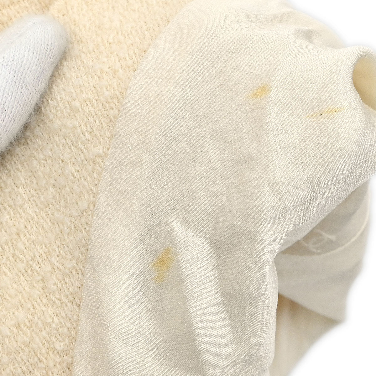 Chanel Single Breasted Jacket White #40