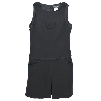 Chanel Sleeveless Dress Black #38