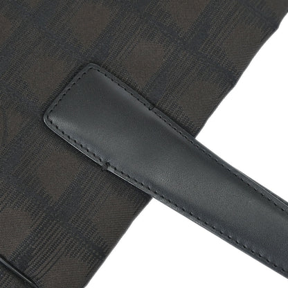 Chanel 2005-2006 Brown Jacquard Nylon New Travel Line Tote Handbag