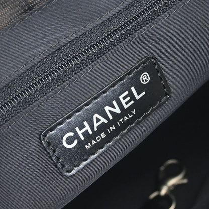 Chanel 2005-2006 Brown Jacquard Nylon New Travel Line Tote Handbag