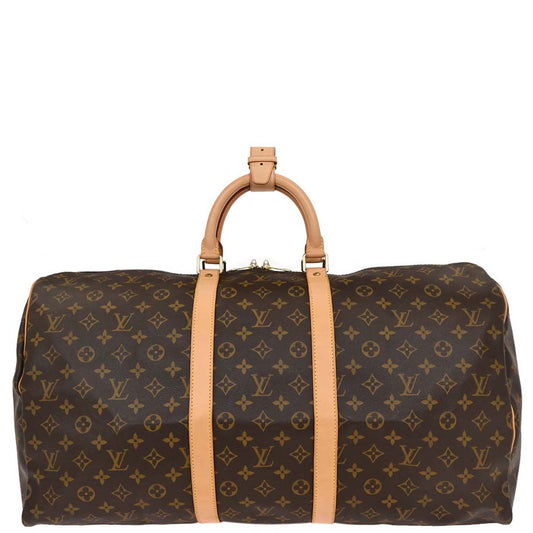 Louis Vuitton Monogram Keepall 55 Travel Duffle Handbag M41424