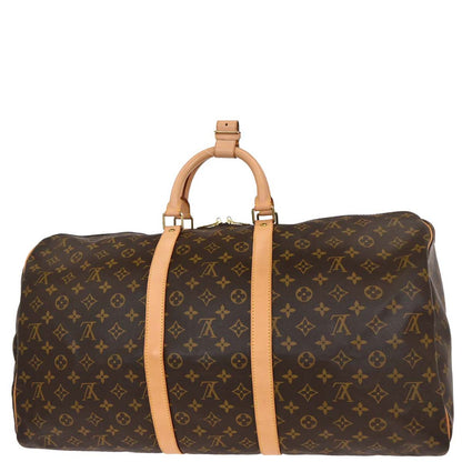 Louis Vuitton Monogram Keepall 55 Travel Duffle Handbag M41424
