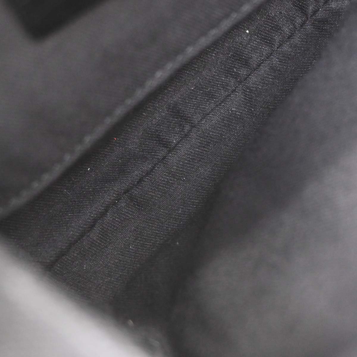 Gucci Black Canvas GG Horsebit Handbag