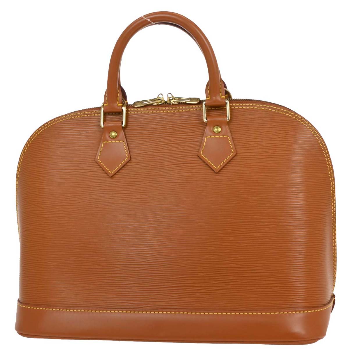 Louis Vuitton Brown Epi Alma Handbag M52148