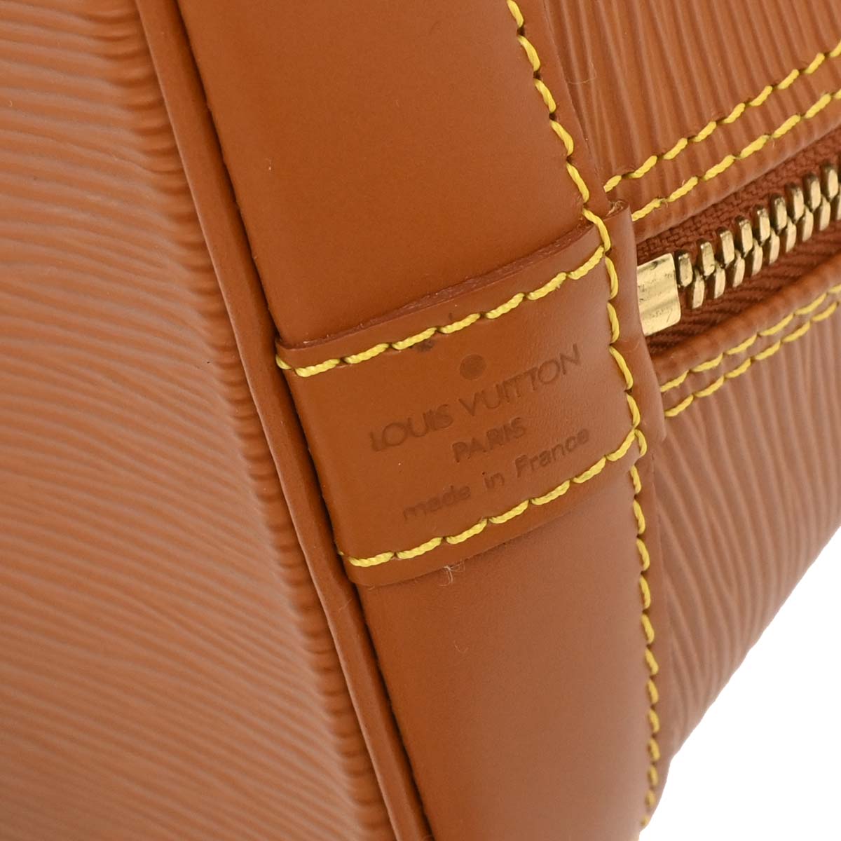 Louis Vuitton Brown Epi Alma Handbag M52148