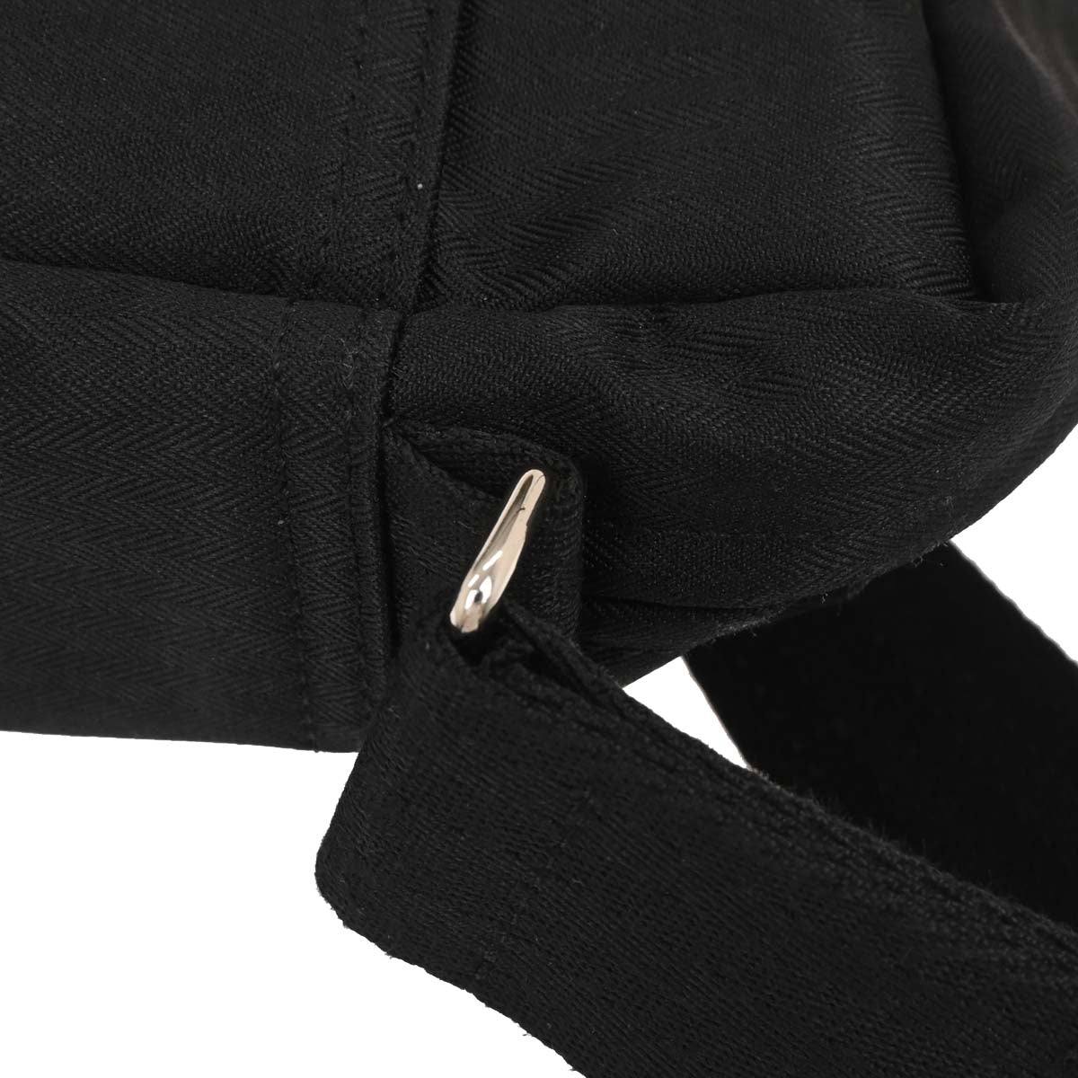 Hermes Black Toile Chevrons Acapulco Besace MM Shoulder Bag