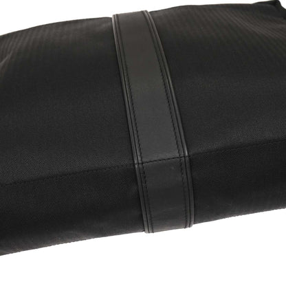 Hermes Black Toile Chevrons Acapulco Besace MM Shoulder Bag