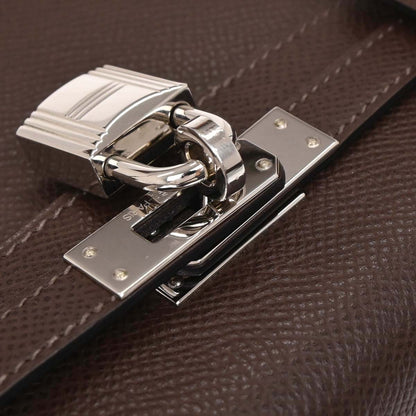 Hermes Chocolat Epsom Kelly 25 Retourne 2way Shoulder Handbag