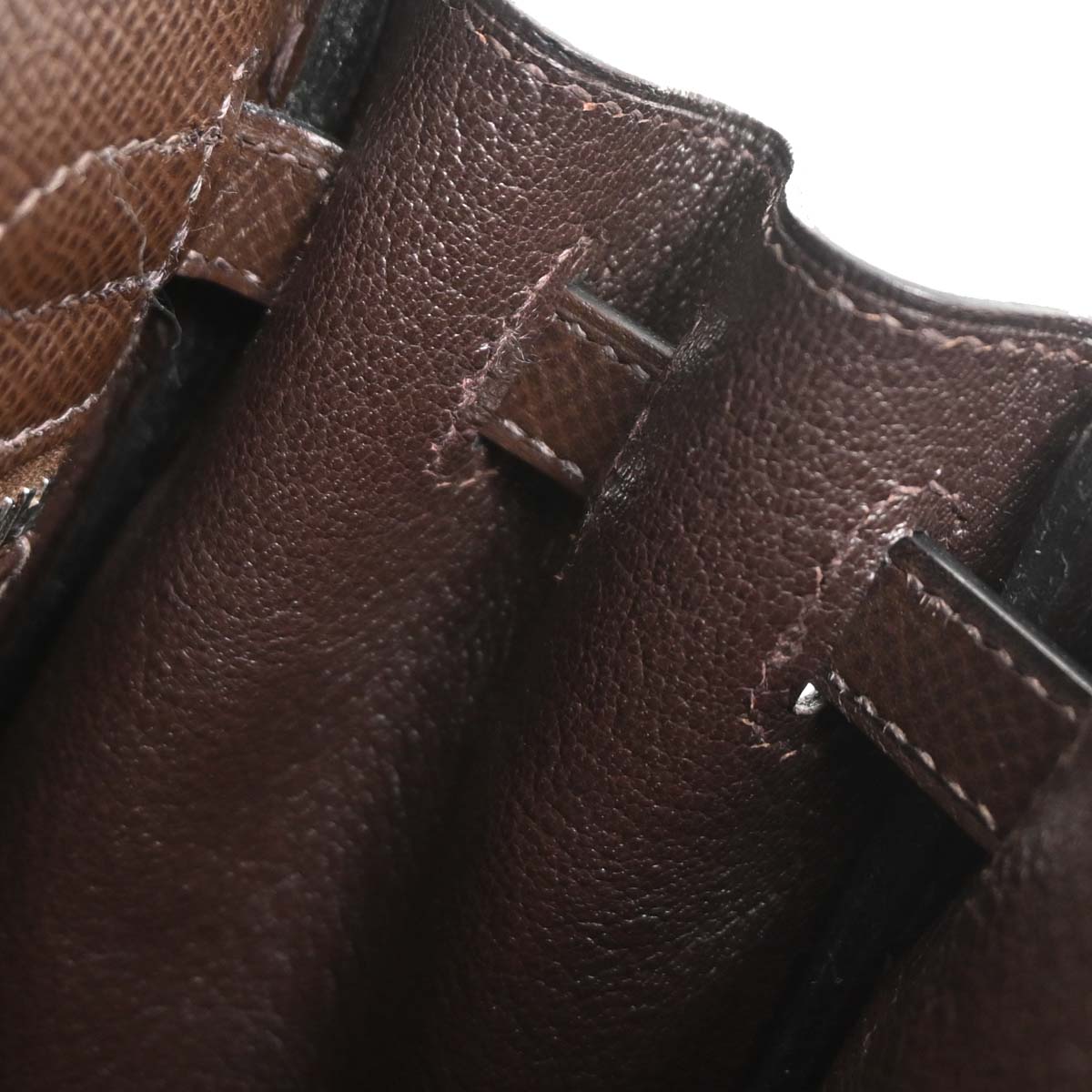 Hermes Chocolat Epsom Kelly 25 Retourne 2way Shoulder Handbag