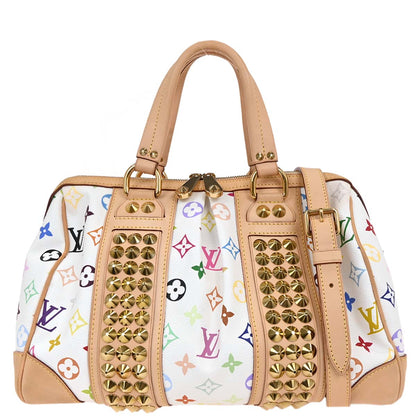 Louis Vuitton 2009 White Monogram Multicolor Courtney MM M45641