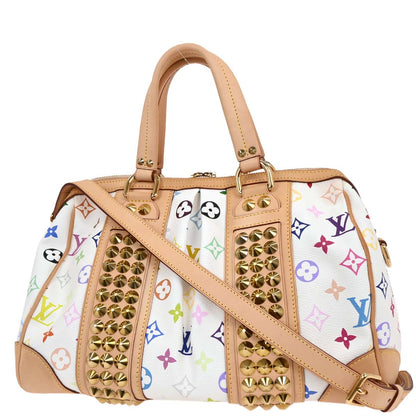 Louis Vuitton 2009 White Monogram Multicolor Courtney MM M45641