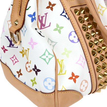Louis Vuitton 2009 White Monogram Multicolor Courtney MM M45641
