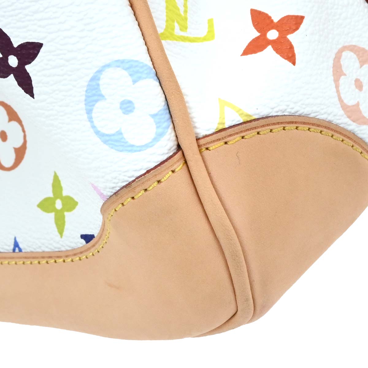 Louis Vuitton 2009 White Monogram Multicolor Courtney MM M45641