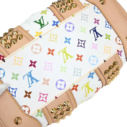 Louis Vuitton 2009 White Monogram Multicolor Courtney MM M45641