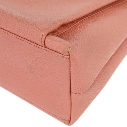 Chanel 1994-1996 Pink Caviar Chain Shoulder Bag