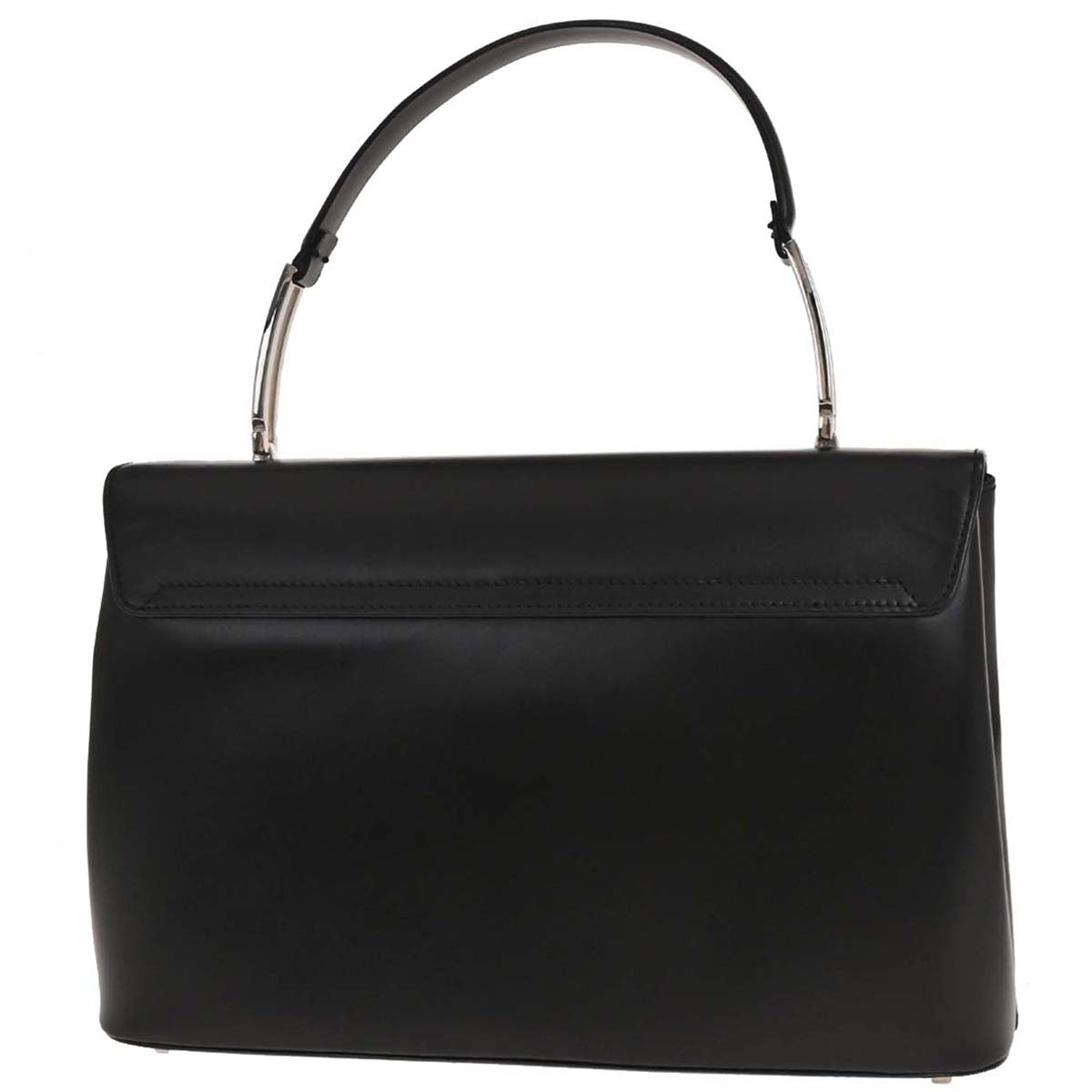 Salvatore Ferragamo Black Leather Handbag