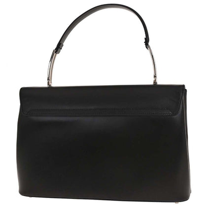Salvatore Ferragamo Black Leather Handbag