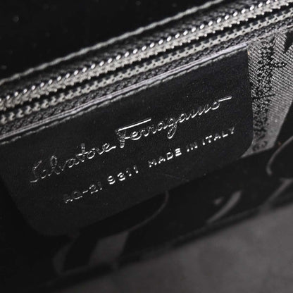 Salvatore Ferragamo Black Leather Handbag