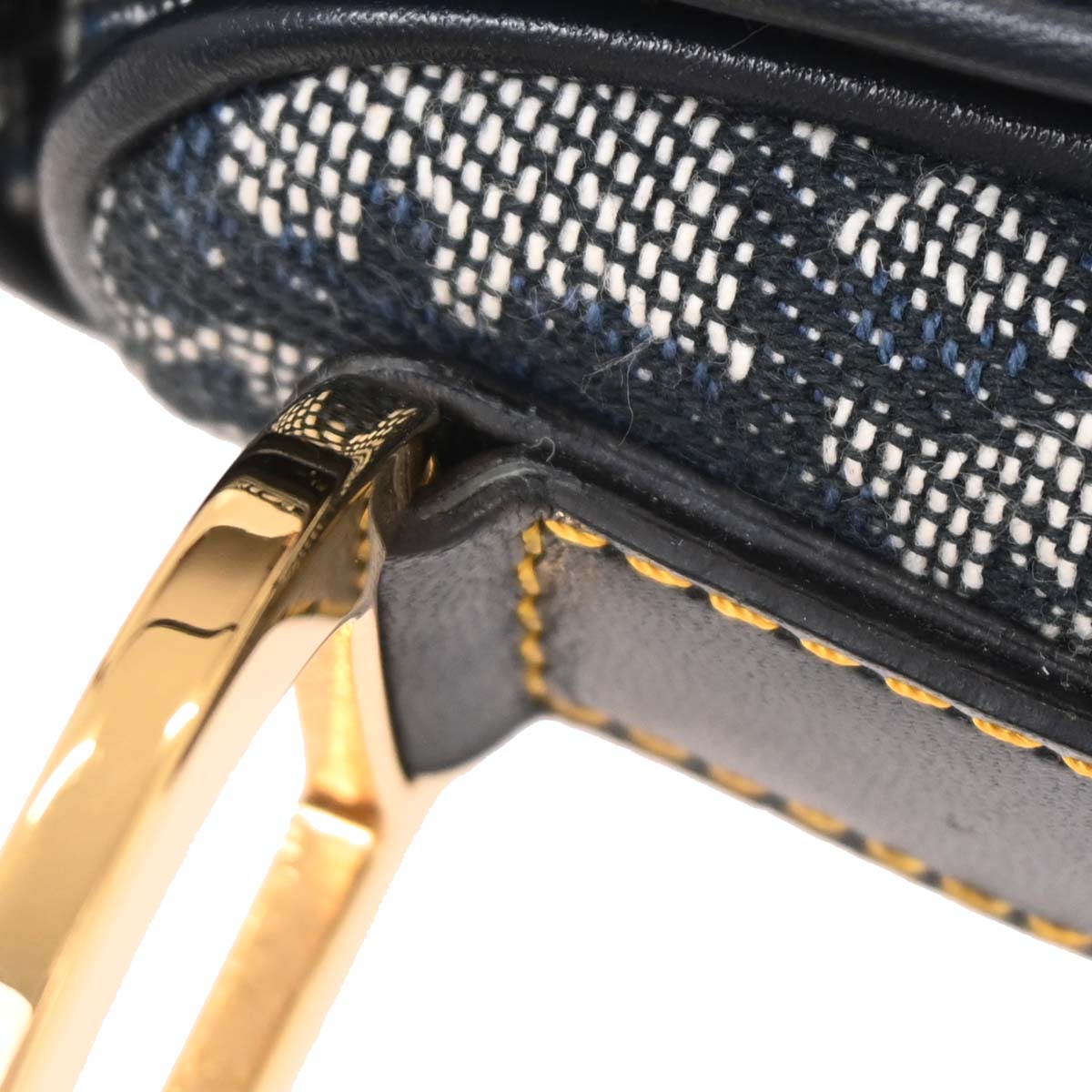 Christian Dior 2002 Navy Trotter Double Saddle Handbag