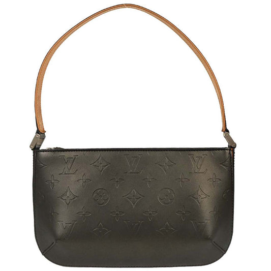 Louis Vuitton Black Monogram Mat Fowler Handbag M55142