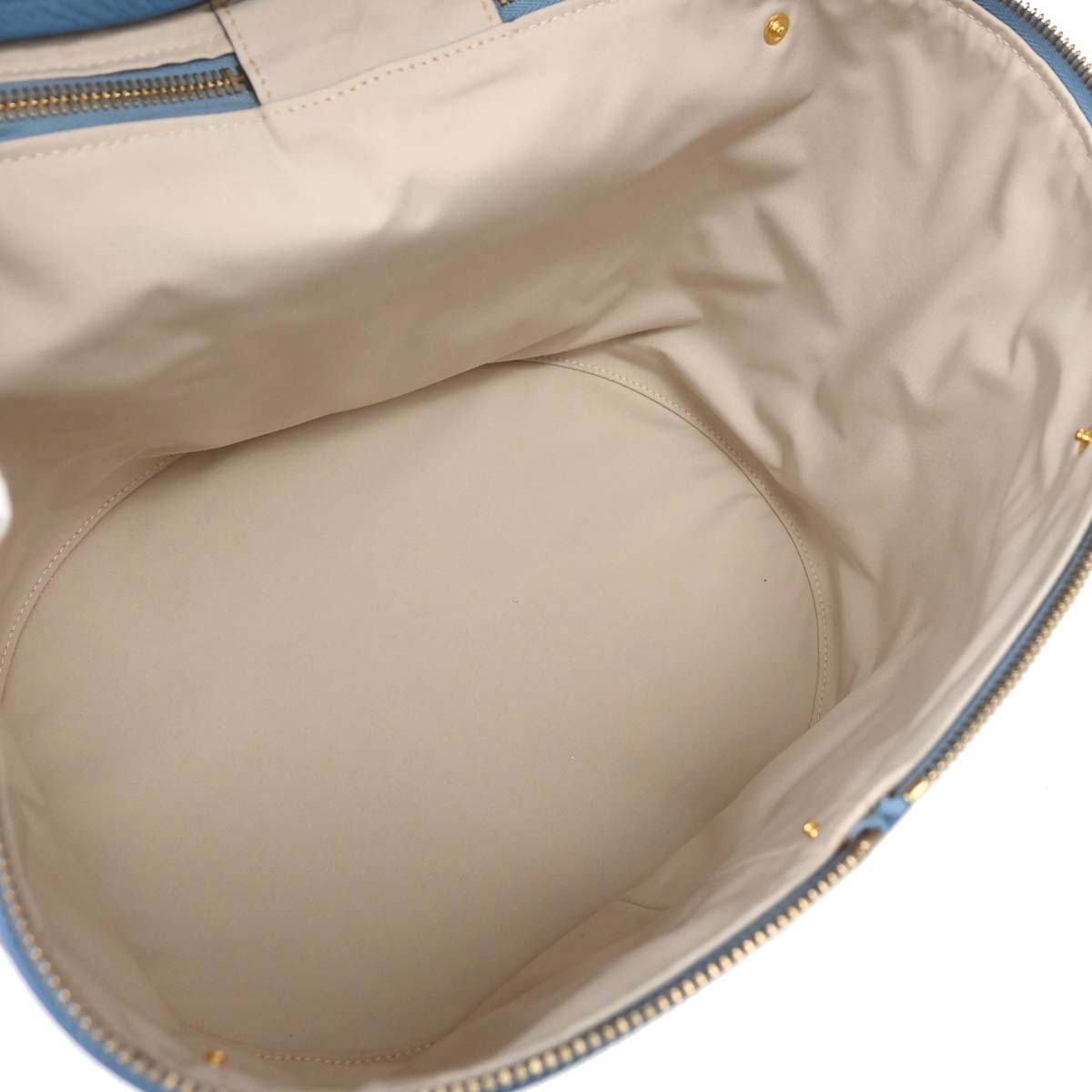 Hermes Blue Jean Toile H Taurillon Clemence Intercity Vanity Handbag