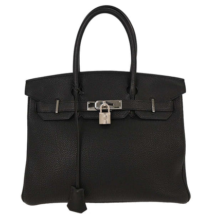 Hermes Black Togo Birkin 30 Handbag