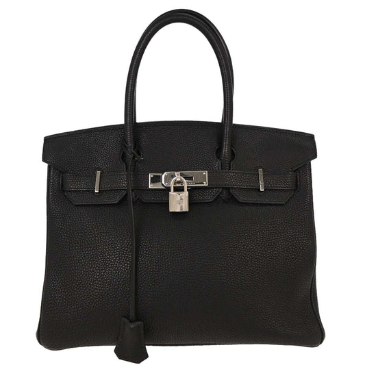 Hermes Black Togo Birkin 30 Handbag