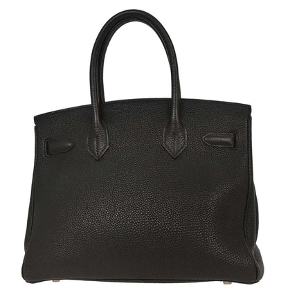 Hermes Black Togo Birkin 30 Handbag