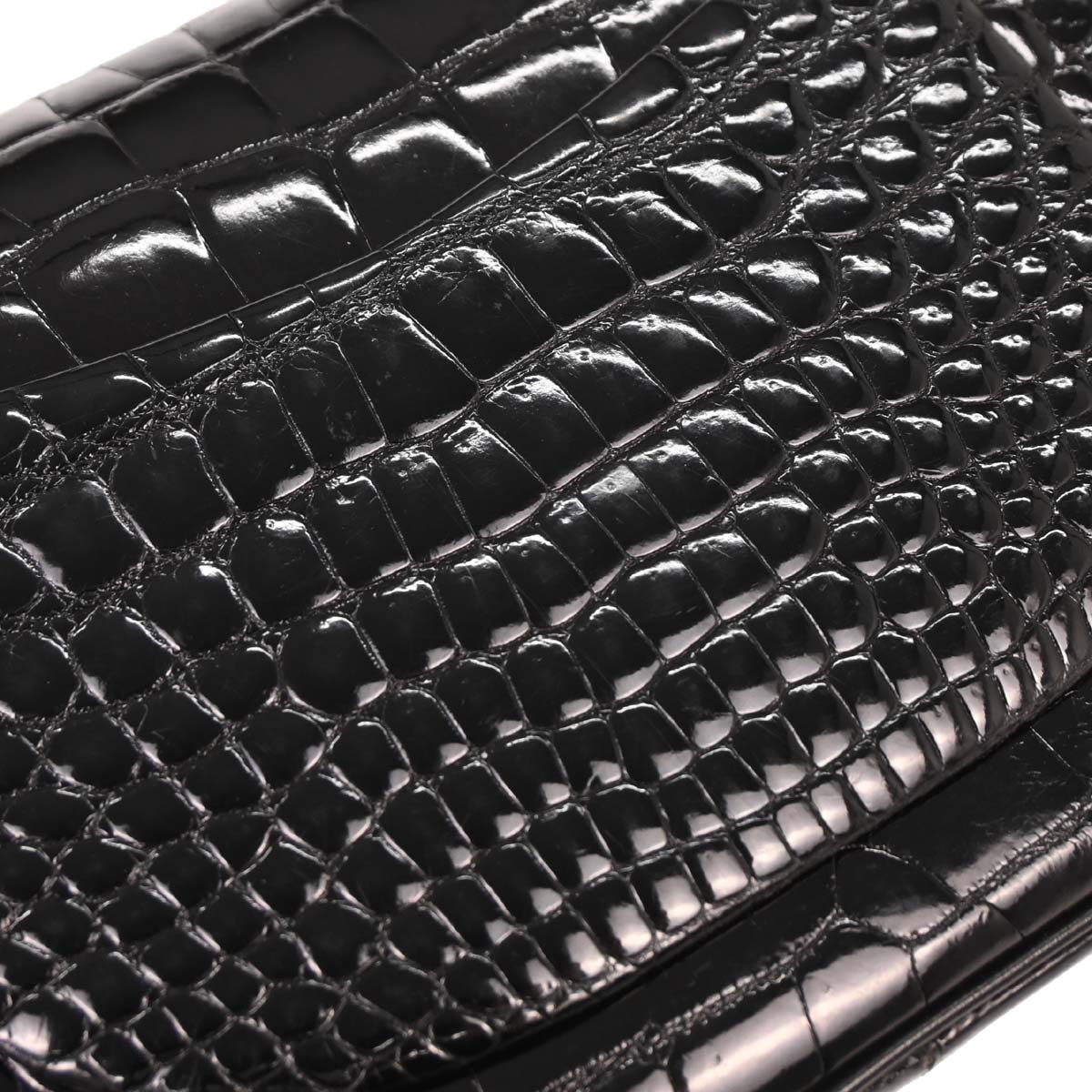 Chanel * 1986-1988 Crocodile Medium Classic Double Flap Shoulder Bag