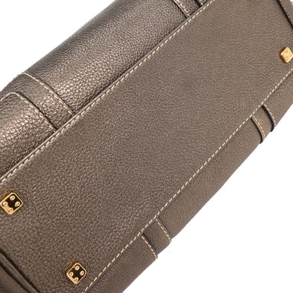 Loewe Metallic Gray Amazona 28 Handbag