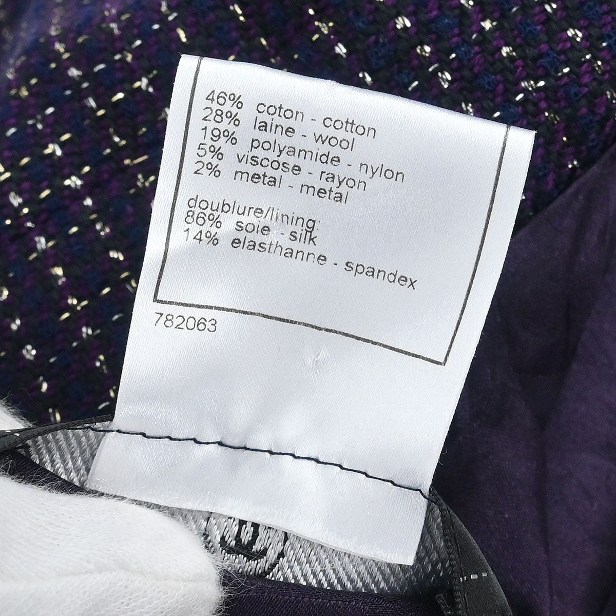 Chanel Double Breasted Jacket Navy #46