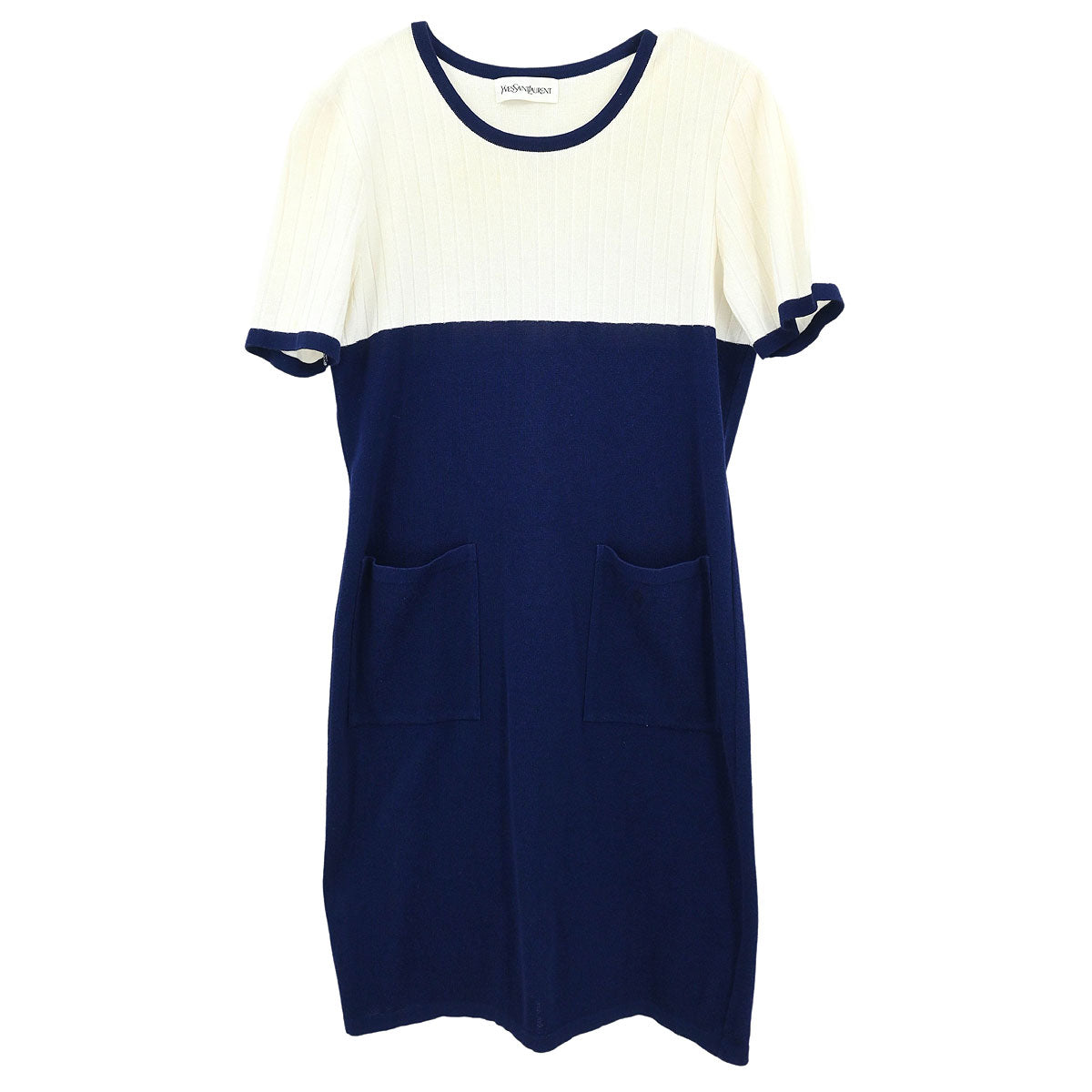 Yves Saint Laurent Setup Cardigan Dress Navy #M
