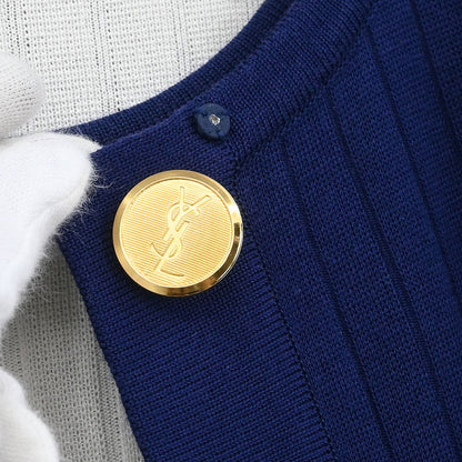 Yves Saint Laurent Setup Cardigan Dress Navy #M