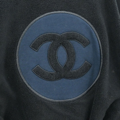 Chanel Belted Bathrobe Style Coat Gown Black #2