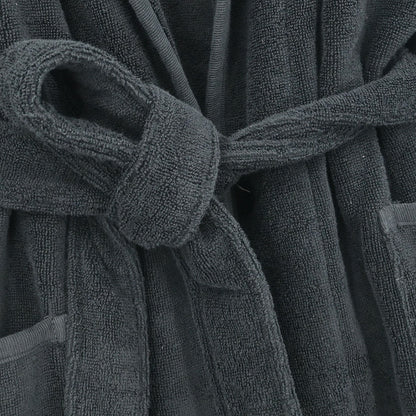 Chanel Belted Bathrobe Style Coat Gown Black #2