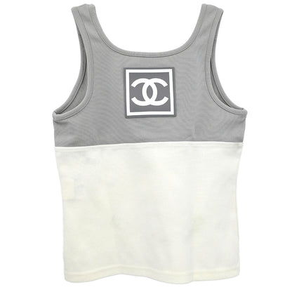 Chanel Sport Line Sleeveless Tank Top Gray #40