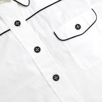 Chanel Shirt Blouse White #42