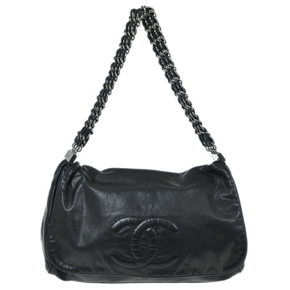 Chanel 2006-2008 Black Lambskin Handbag