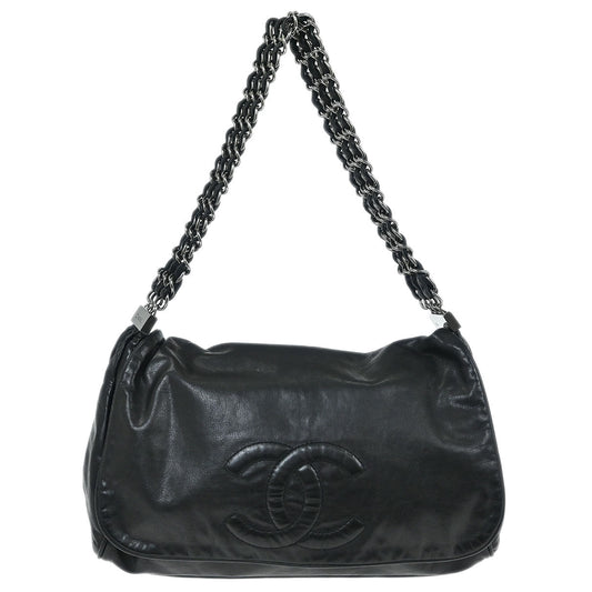 Chanel 2006-2008 Black Lambskin Handbag