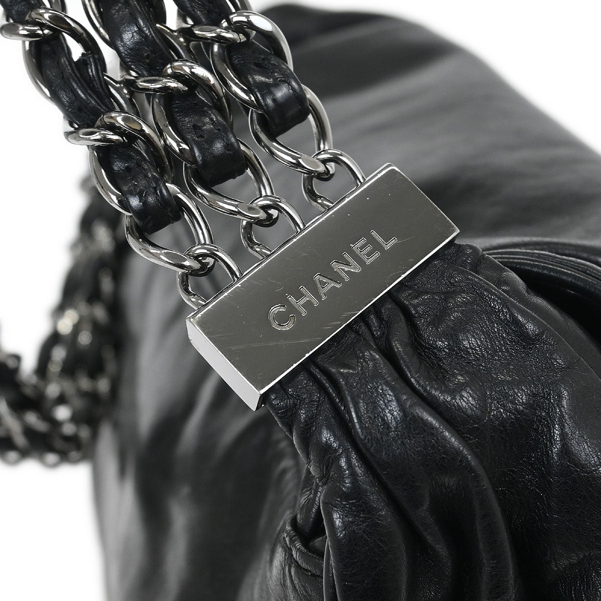 Chanel 2006-2008 Black Lambskin Handbag