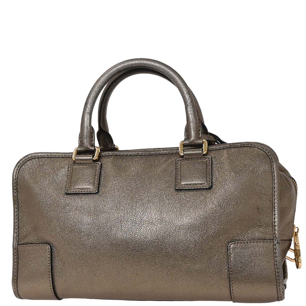 Loewe Gold Leather Amazona 28 Handbag
