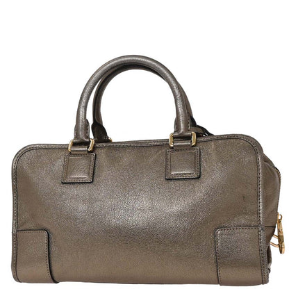Loewe Gold Leather Amazona 28 Handbag
