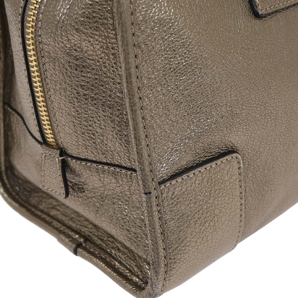 Loewe Gold Leather Amazona 28 Handbag