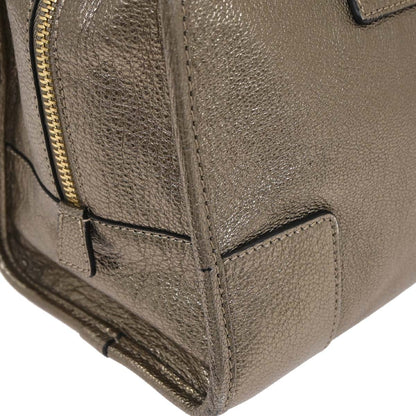Loewe Gold Leather Amazona 28 Handbag