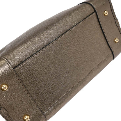 Loewe Gold Leather Amazona 28 Handbag